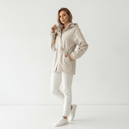 Dakota | Women's Long Hooded Softshell Jacket