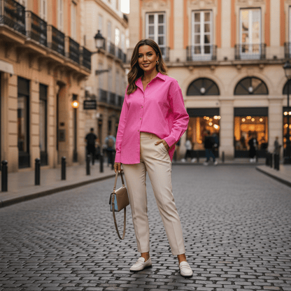 Quinn | Women's Vintage Collar Blouse Top
