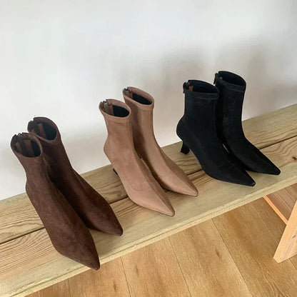 Romy | Women's Pointed-Toe Stiletto Ankle Boots