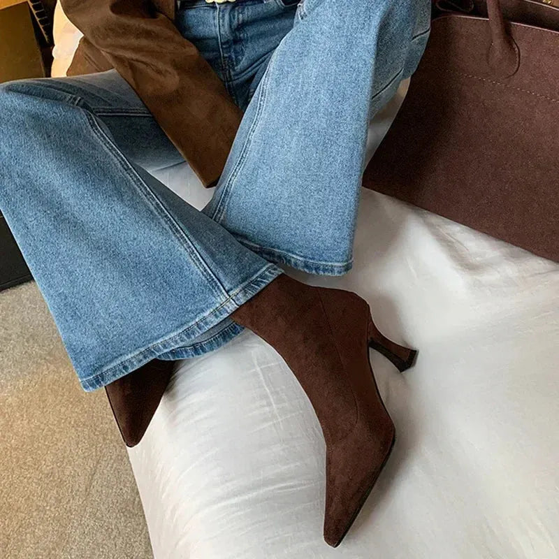 Romy | Women's Pointed-Toe Stiletto Ankle Boots