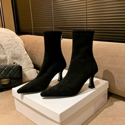 Romy | Women's Pointed-Toe Stiletto Ankle Boots