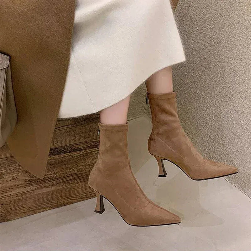 Romy | Women's Pointed-Toe Stiletto Ankle Boots