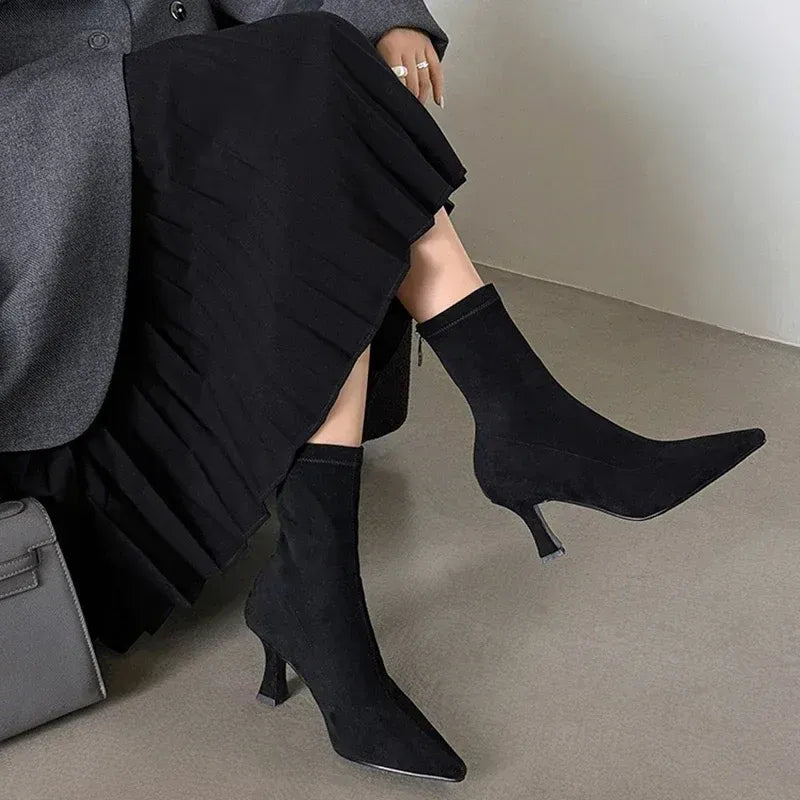 Romy | Women's Pointed-Toe Stiletto Ankle Boots