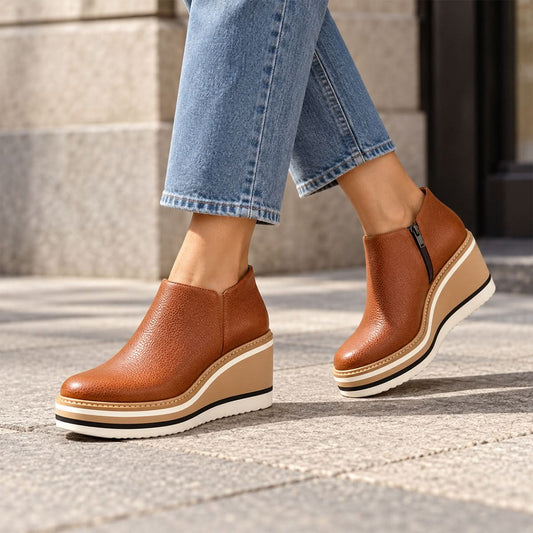 Jazlyn | Women's Platform Side-Zip Ankle Boots