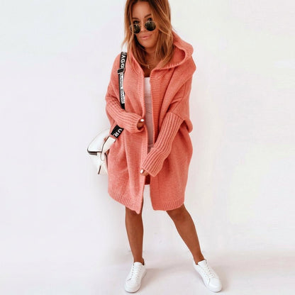 Maren | Women's Oversized Hooded Knit Cardigan