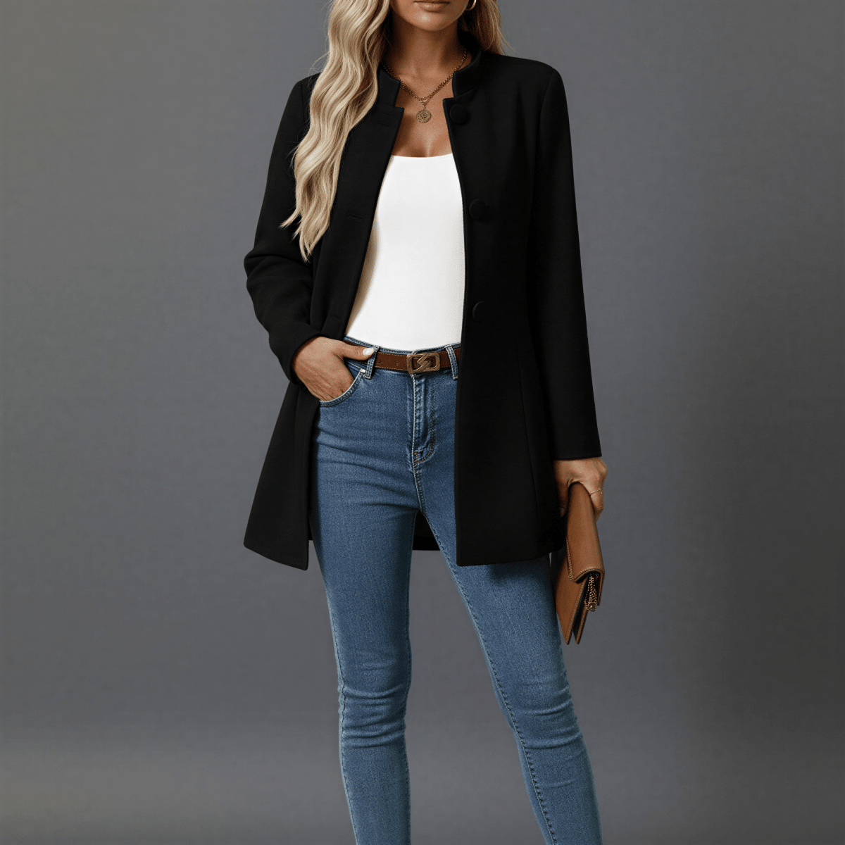 Nova | Women's Cold-Weather A-Line Button Coat