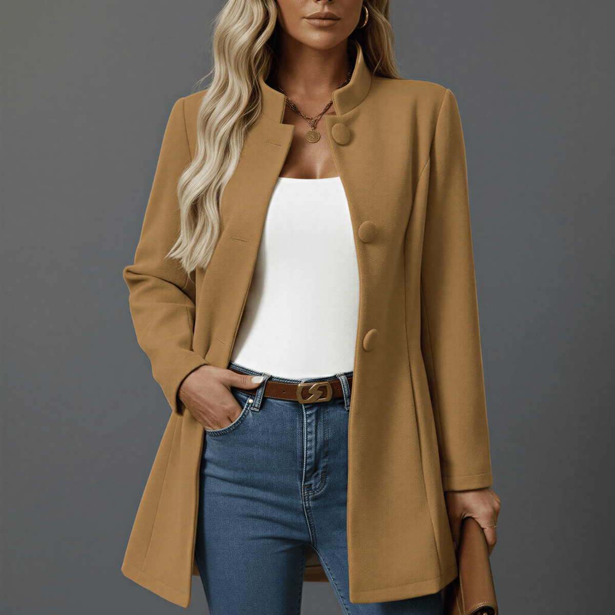 Nova | Women's Cold-Weather A-Line Button Coat