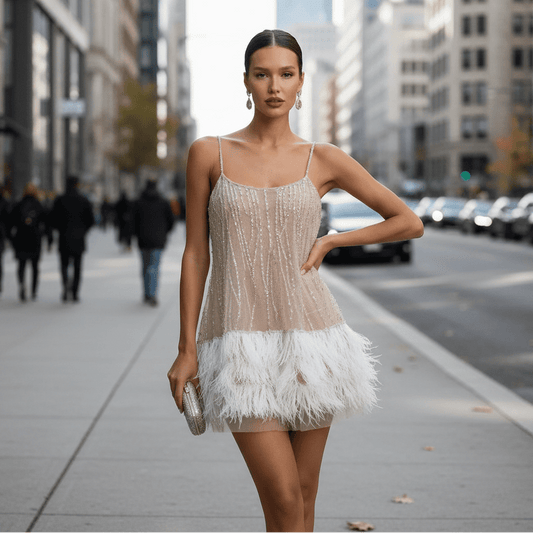 Greer | Women's Spaghetti Strap Party Mini Dress