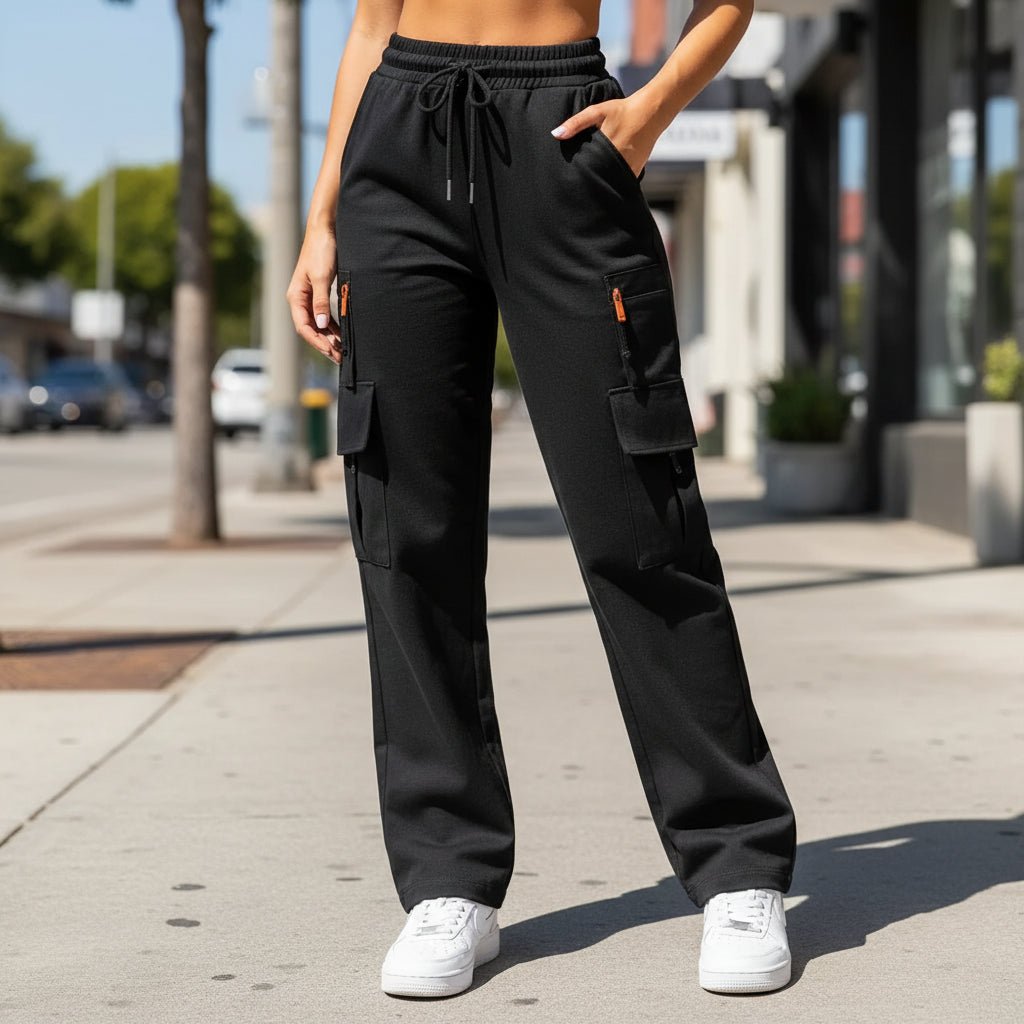 Piper | Women's High-Waisted Relaxed Cargo Trousers