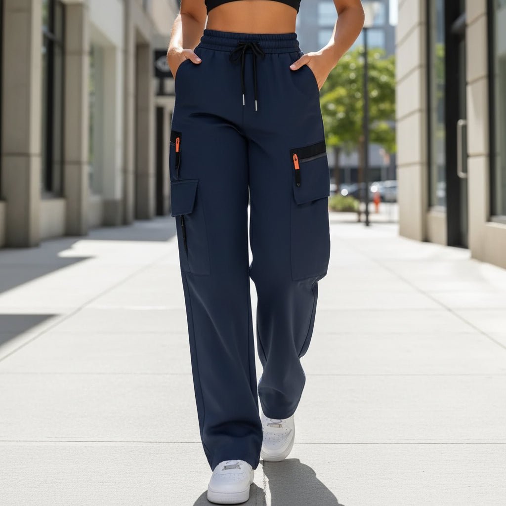 Piper | Women's High-Waisted Relaxed Cargo Trousers