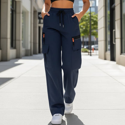 Piper | Women's High-Waisted Relaxed Cargo Trousers