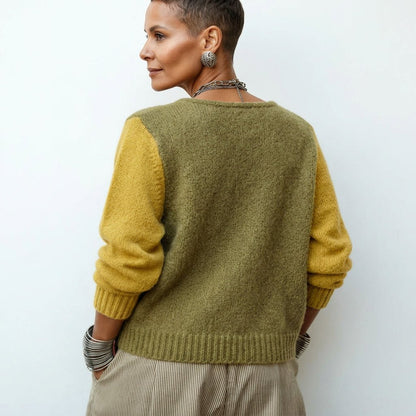 Lola | Asymmetrischer Pullover mit Knöpfen und lockerer Passform für Damen