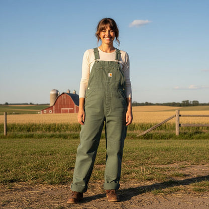 Lola | Women's Straight-Leg Bib Dungarees