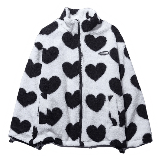 Harlow | Women's Heart Detail Casual Jacket