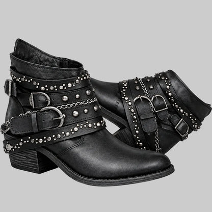 Lyra | Winterliche Stiefeletten mit Schnalle für Damen