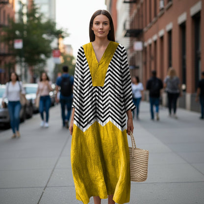 Piper | Women's Relaxed Long Sleeve Maxi Dress