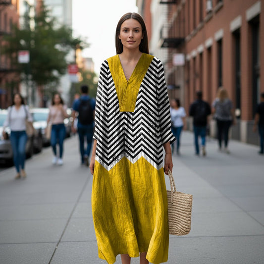 Piper | Women's Relaxed Long Sleeve Maxi Dress