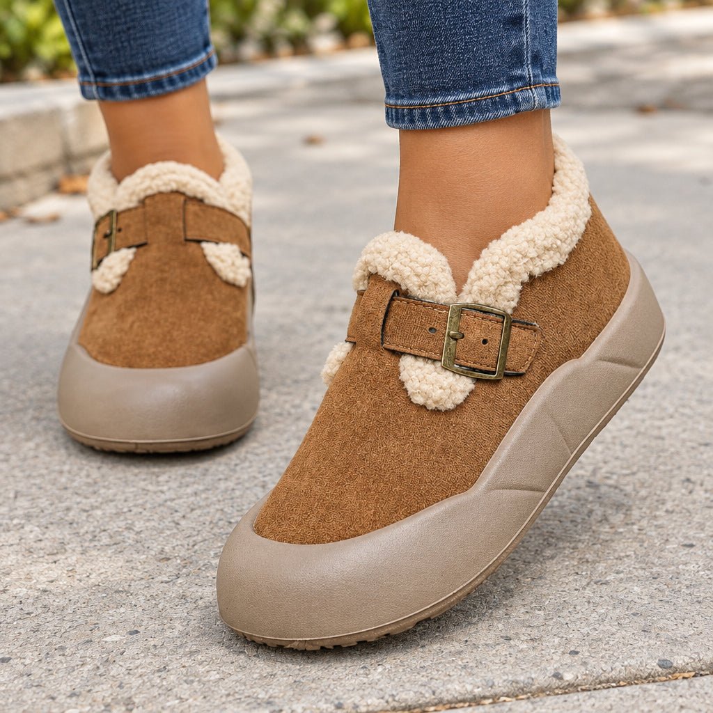 Cleo | Women's Buckle Winter Shoes for Cold Weather