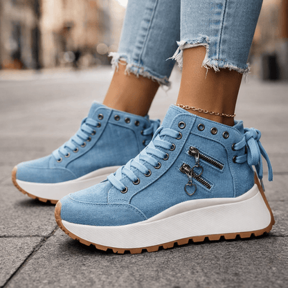 Liv | Women's Platform High-Top Trainers