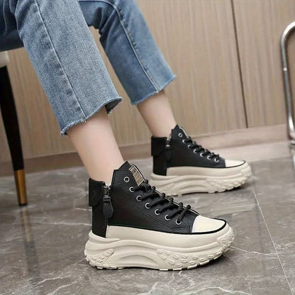 Noa | Plateau-Turnschuhe für Damen mit erhöhter Sohle