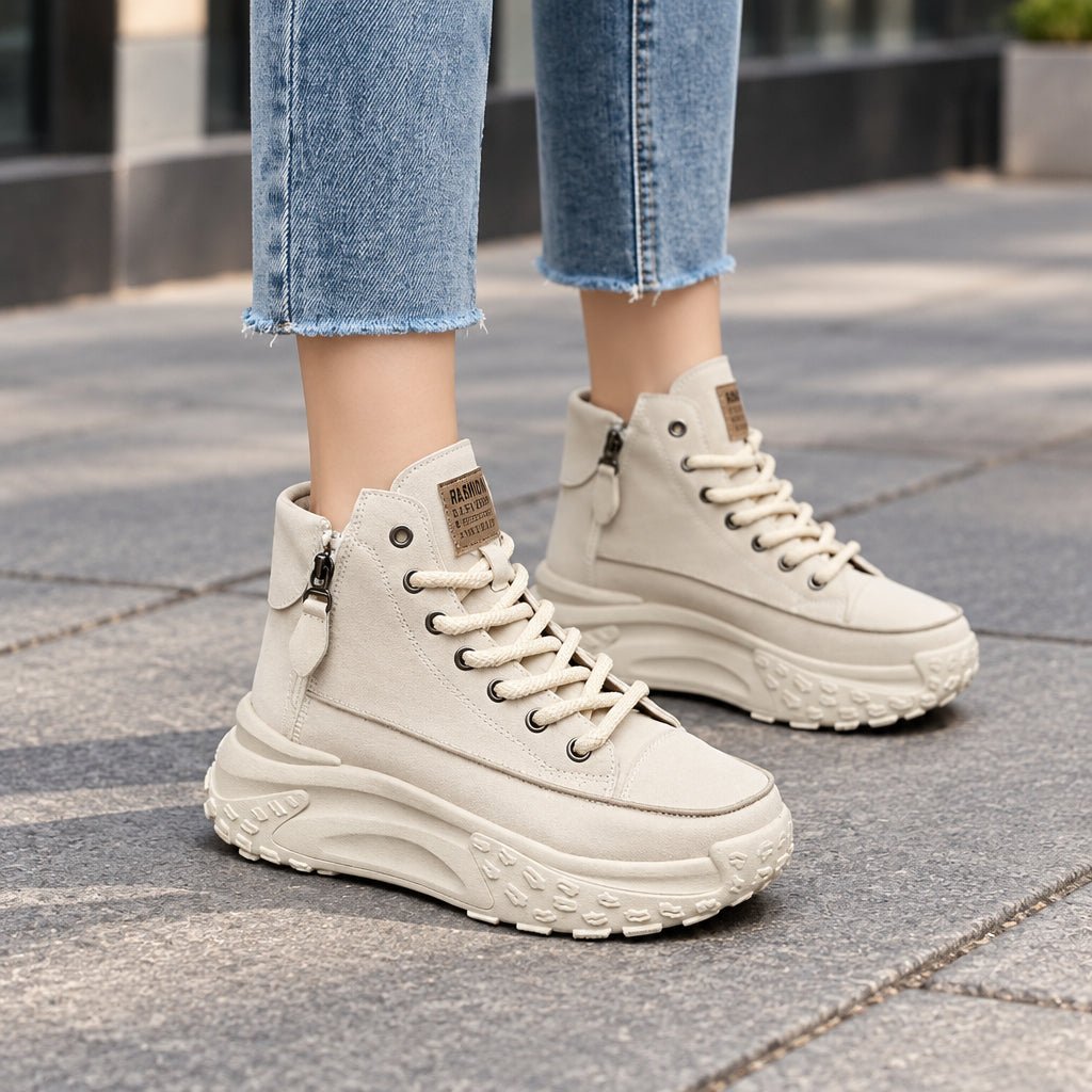 Noa | Plateau-Turnschuhe für Damen mit erhöhter Sohle