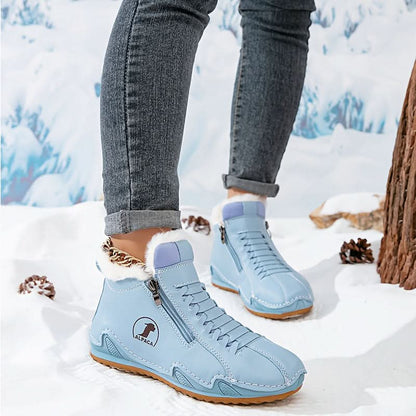 Nika | Damen-Winterstiefeletten mit seitlichem Reißverschluss