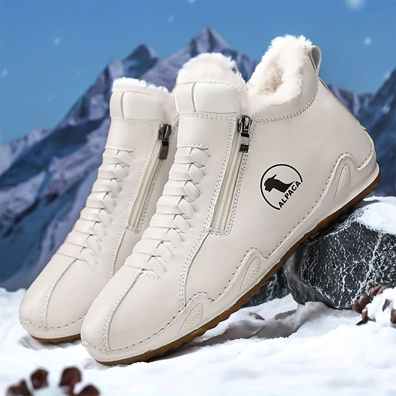 Nika | Damen-Winterstiefeletten mit seitlichem Reißverschluss