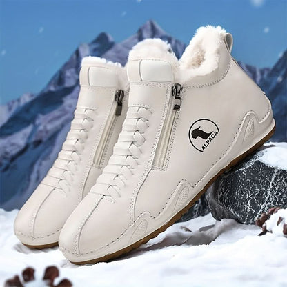 Nika | Damen-Winterstiefeletten mit seitlichem Reißverschluss