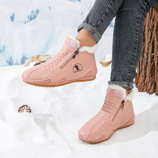 Nika | Women's Winter Ankle Boots with Side Zip