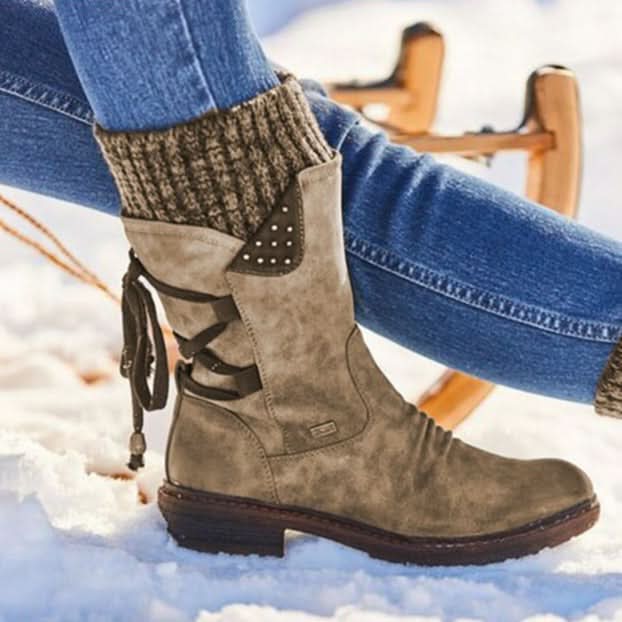 Lola | Women's Winter Zip-Up Boots for Cold Weather