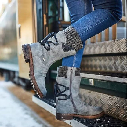Lola | Women's Winter Zip-Up Boots for Cold Weather