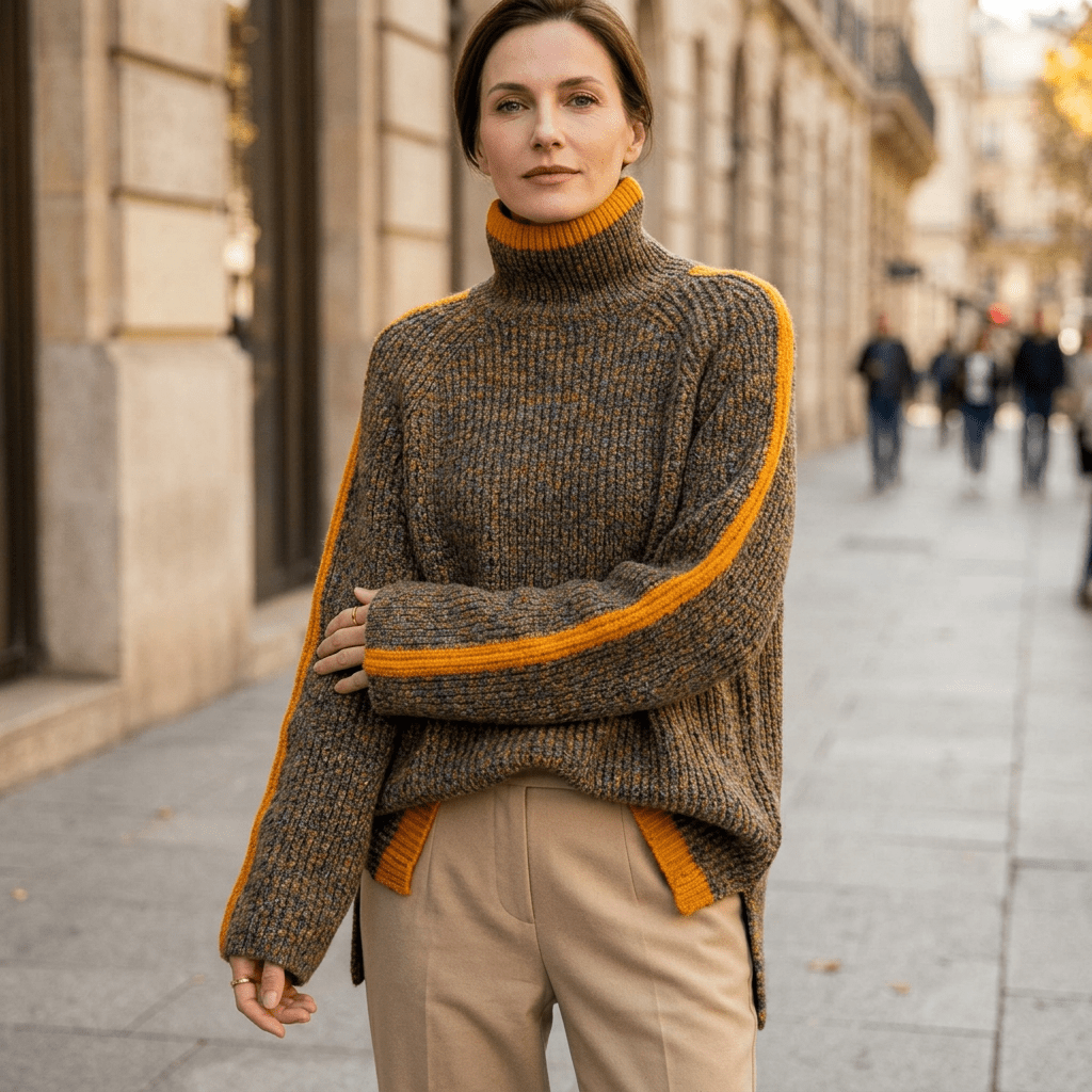 Three-quarter sidewalk sweater image