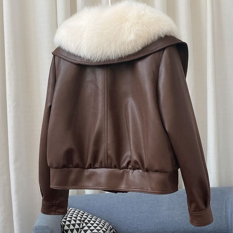 Romy | Damen-Winterjacke mit Fellkragen