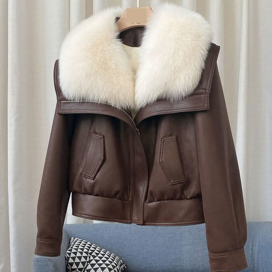 Romy | Women's Winter Jacket with Fur Collar