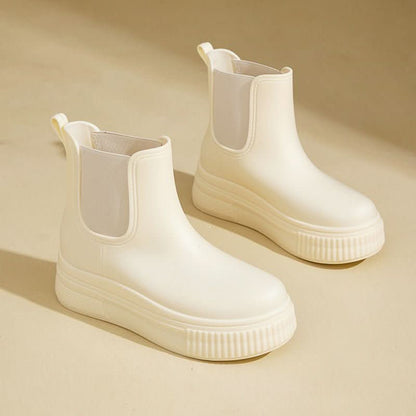 Wetterfeste Chelsea-Plateau-Stiefeletten