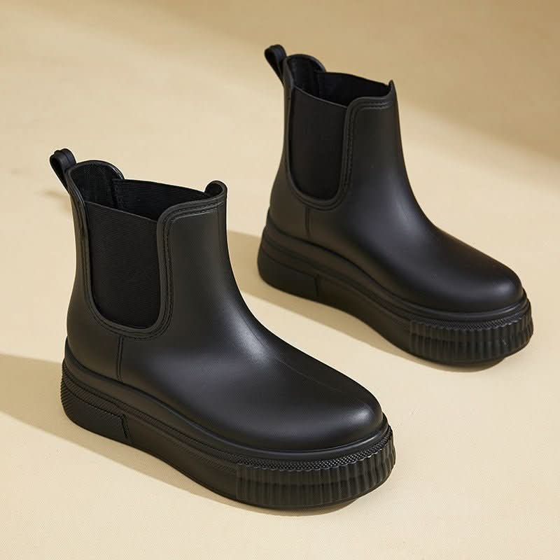 Wetterfeste Chelsea-Plateau-Stiefeletten