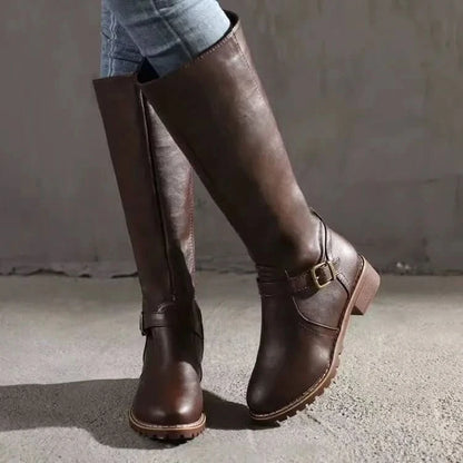 Kylee | Women's Orthopaedic Buckle Detail Comfort Boots