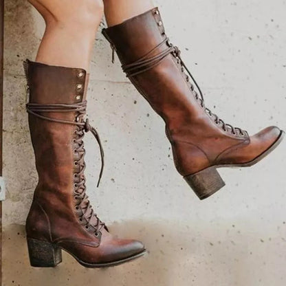 Maren | Women's Orthopaedic Leather Lace-Up Boots