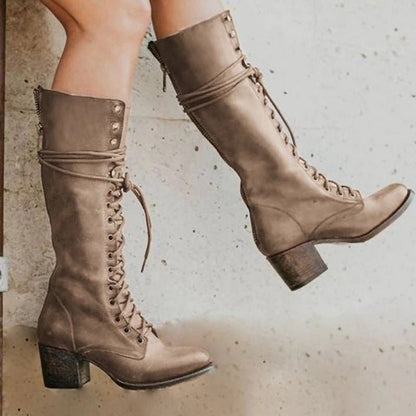 Maren | Women's Orthopaedic Leather Lace-Up Boots