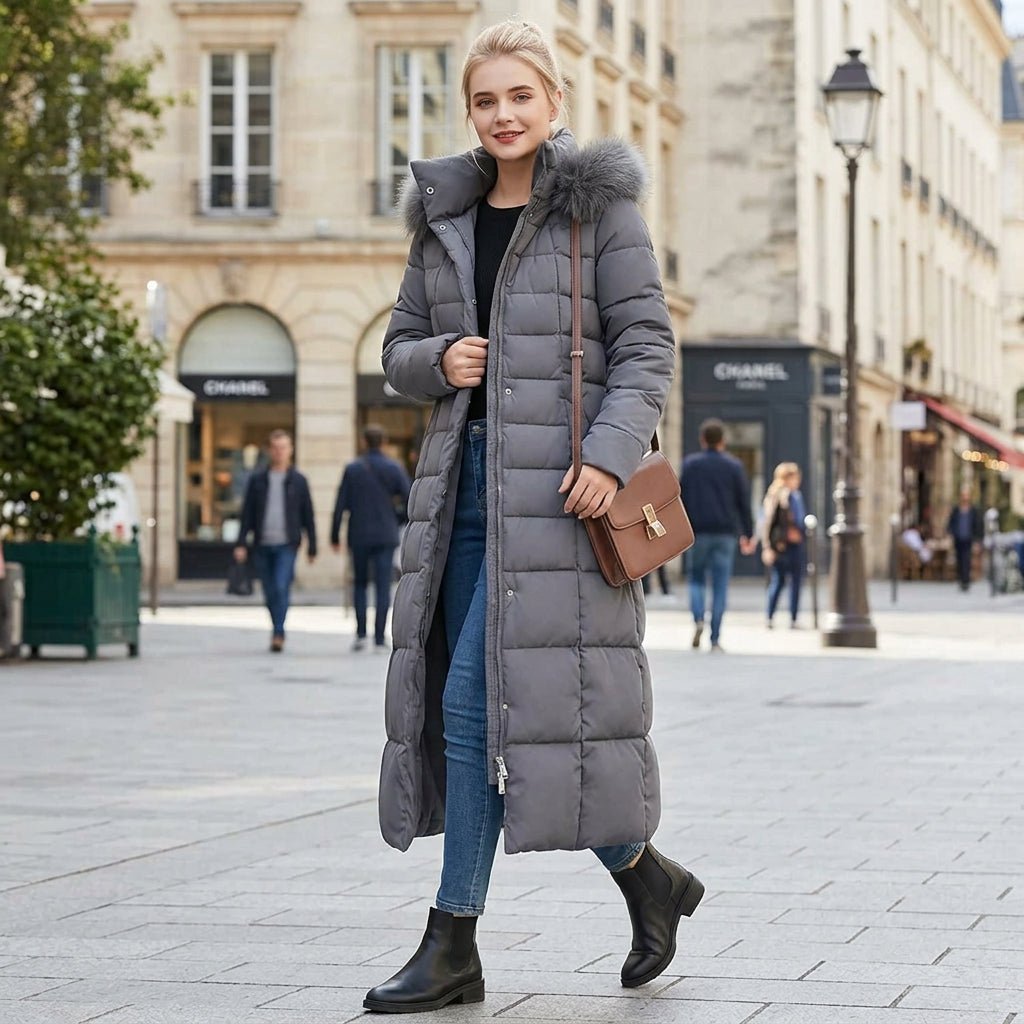 Greer | Women's Belted Quilted Puffer Coat for Winter