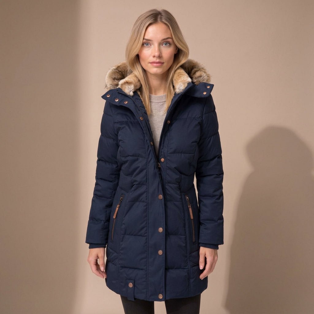 Indie | Women's Longline Quilted Hooded Parka