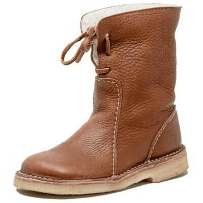 Blair | Women's Mid-Calf Winter Boots with Tie Back