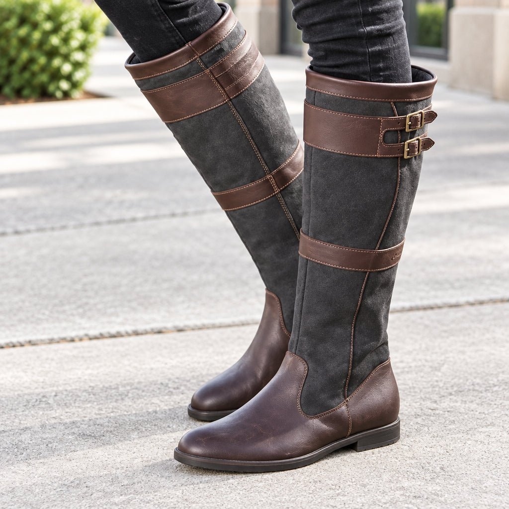 Margot | Knielange Country-Stiefel für Damen im Winter