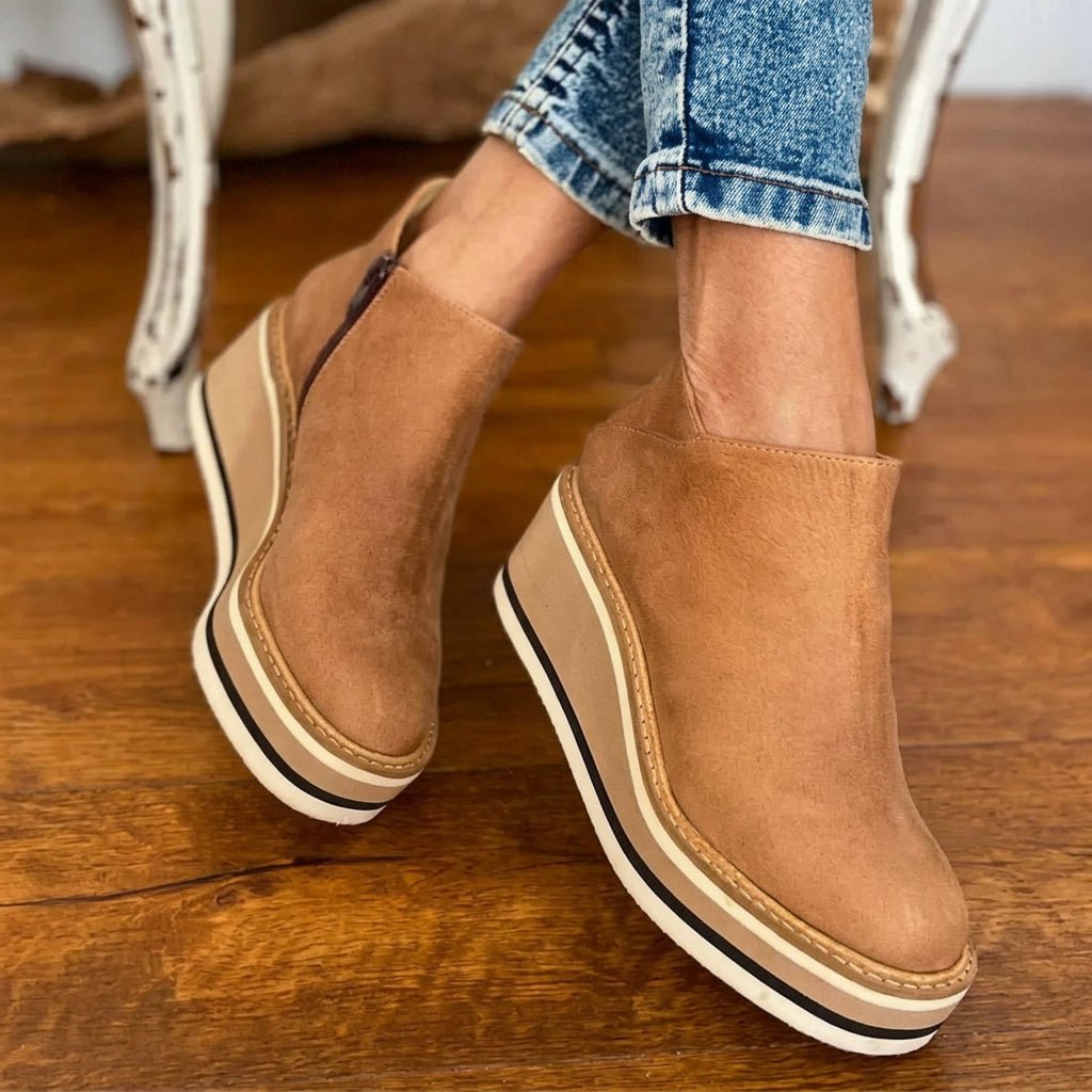 Nova | Damen-Stiefeletten mit Reißverschluss und einfachem Verschluss