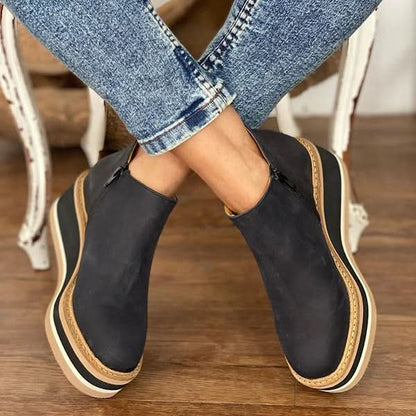 Nova | Damen-Stiefeletten mit Reißverschluss und einfachem Verschluss