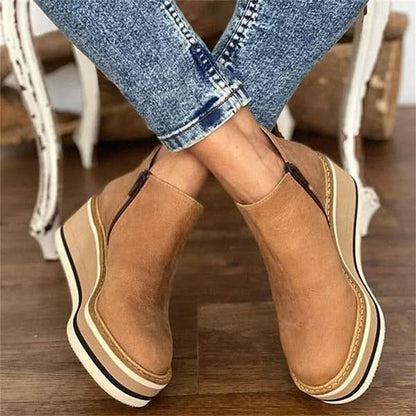 Nova | Damen-Stiefeletten mit Reißverschluss und einfachem Verschluss