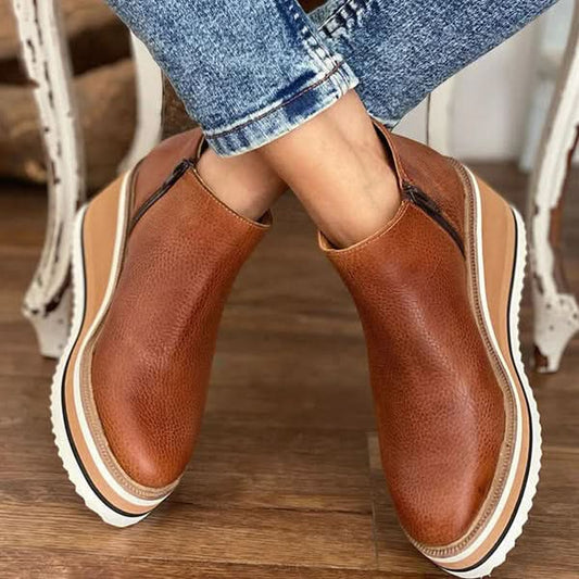 Ainsley | Women's Zip Ankle Boots with Easy Fastening
