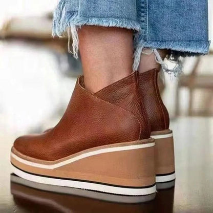 Nova | Damen-Stiefeletten mit Reißverschluss und einfachem Verschluss