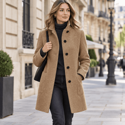 Nika | Women's Longline Winter Cardigan Coat with Pockets