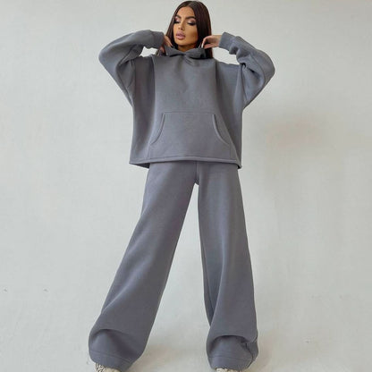 Lyra | Women's Oversized Hoodie and Flare Trousers Set